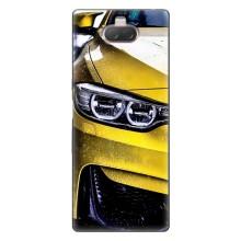 Чехлы с Машинами на Сони Хпериа 10 (VPrint) (Желтая машина)