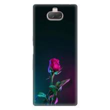 Чехлы с принтом Розочки для Sony Xperia 10 – Ночная роза