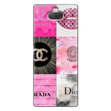 Чохол (Dior, Prada, YSL, Chanel) для Sony Xperia 10 (Модніца)