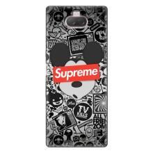 Чохол з Брендами одягу на Соні Ксперів 10 – Supreme Маус