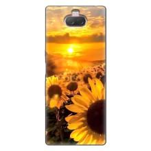 Чохол з Квітами для Sony Xperia 10 (поле соняшників)