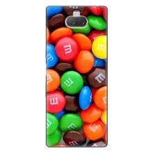 Чехол с изображением  вкусной еды для Sony Xperia 10 – Разноцветные M&M'S