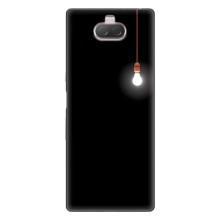 Чохол з картинками на чорному фоні для Sony Xperia 10 – Лампочка