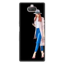 Чохол з картинкою Модні Дівчата Sony Xperia 10 – Дівчина з телефоном