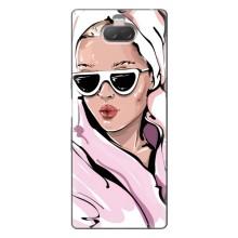 Чохол з картинкою Модні Дівчата Sony Xperia 10 – Дівчина в халаті