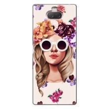 Чохол з картинкою Модні Дівчата Sony Xperia 10 – Дівчина в окулярах