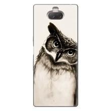 Чехол с птицами на Sony Xperia 10 (VPrint) (Сова)