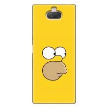 Чехол с Симпсонами для Sony Xperia 10 (VPrint) (Гомер)