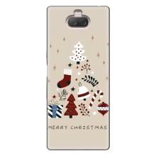 Чехол Санта Клаус для Sony Xperia 10 – Merry Christmas