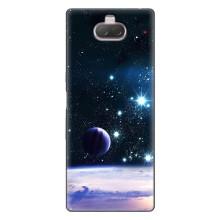 Чехол (ТПУ) с планетами на Sony Xperia 10 – Космический вид