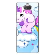 Чехол Unicorn на Sony Xperia 10 – Радуга единорожка