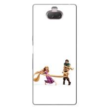 Чехол Рапунцель для Sony Xperia 10 – Рапунцель и Флин