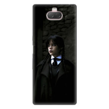 Чехол с дизайном Венздей 2 на Sony Xperia 10 – Уэнсдей в костюме