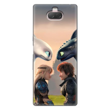 Чехол как приручить дракона на Sony Xperia 10 (Гикавка и Астрид)