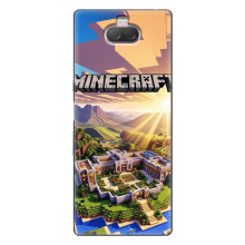 Чехол с картинками Майнкрафт для Сони Хпериа 10 – Minecraft