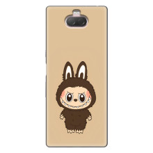 Чехол с Лабубу на Sony Xperia 10 (Коричневый Лабубу)