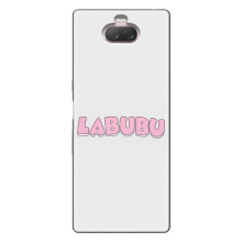 Чехол с Лабубу на Sony Xperia 10 (Лого Лабубу)