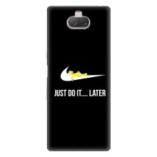 Чехол с логотипом Найк на Sony Xperia 10 – Nike just do it