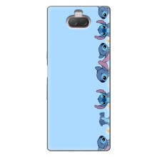 Чехол с принтом Стич на Sony Xperia 10 (Стич фон)