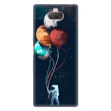 Космические Чехлы для Сони Хпериа 10 (VPrint) (Планеты шарики)