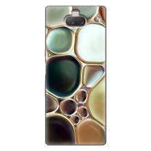 Мраморный чехол на Sony Xperia 10 (VPrint) (Радужный Мрамор)