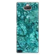 Мраморный чехол на Sony Xperia 10 (VPrint) (Зеленый мрамор)