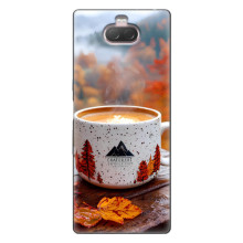 Чохол з унікальним дизайном 'Осінь з кавою' для Sony Xperia 10 – Кава на природі