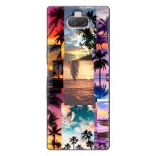 Силиконовый чехол с КАРТИНКАМИ лето для Sony Xperia 10 (AlphaPrint) (Летний отпуск)