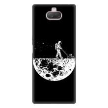 Силиконовый Чехол с принтом "Космонавты" на Sony Xperia 10 – Космонавт