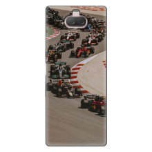 Чехол с прнтом Формула 1 на Sony Xperia 10 – Боліди на трасі