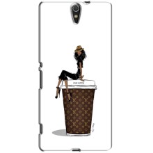 Чохли Луі Вітон для Sony Xperia C5 Ultra, E5533, E5563, E5506, E5553 (AlphaPrint - LOUIS VUITTON) (кава LOUIS VUITTON)