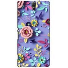 Чехлы с Цветами для Sony Xperia C5 Ultra, E5533, E5563, E5506, E5553 (VPrint) (Цветочный дизайн)