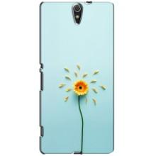 Чехлы с Цветами для Sony Xperia C5 Ultra, E5533, E5563, E5506, E5553 (VPrint) (Желтый цветок)