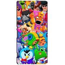 Чехлы Brawl Stars для Sony Xperia C5 Ultra, E5533, E5563, E5506, E5553 (AlphaPrint)