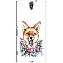 Чехлы с картинкой Лисички для Sony Xperia C5 Ultra, E5533, E5563, E5506, E5553 (VPrint)