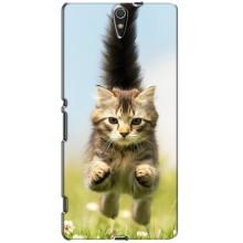 Чохли з Котиками для Sony Xperia C5 Ultra, E5533, E5563, E5506, E5553 (VPrint) (Прижок кота)