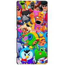 Чехол для Sony Xperia C5 Ultra, E5533, E5563, E5506, E5553 Бравл Старс (VPrint)