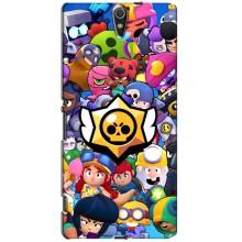 Чехол для Sony Xperia C5 Ultra, E5533, E5563, E5506, E5553 Бравл Старс (VPrint)
