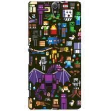Чехол Майнкрафт на Sony Xperia C5 Ultra, E5533, E5563, E5506, E5553 (AlphaPrint) Minecraft