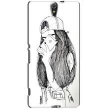 Чехол с печатью для Sony Xperia C5 Ultra, E5533, E5563, E5506, E5553 - (Мода) (AlphaPrint)