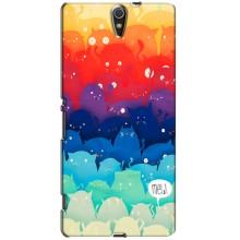 Чохол на Соні Експерія С5 Ультра з Котиками (VPrint) (Mew)