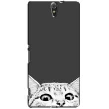 Чохол на Соні Експерія С5 Ультра з Котиками (VPrint) (Виглядає котик)
