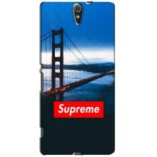 Чехол для Sony Xperia C5 Ultra, E5533, E5563, E5506, E5553 с картинкой Supreme (AlphaPrint)