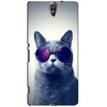 Чохол з принтом для Sony Xperia C5 Ultra, E5533, E5563, E5506, E5553 (AlphaPrint) Модні коти (Стильний кіт)
