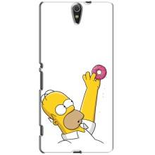 Чехол с Симпсонами для Sony Xperia C5 Ultra, E5533, E5563, E5506, E5553 (VPrint)