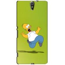 Чехол с Симпсонами для Sony Xperia C5 Ultra, E5533, E5563, E5506, E5553 (VPrint)