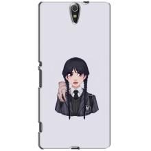Чехлы Венсдей на Sony Xperia C5 Ultra, E5533, E5563, E5506, E5553 Уэнсдей (AlphaPrint)