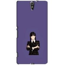 Чехлы Венсдей на Sony Xperia C5 Ultra, E5533, E5563, E5506, E5553 Уэнсдей (AlphaPrint)