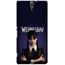 Чехлы Венсдей на Sony Xperia C5 Ultra, E5533, E5563, E5506, E5553 Уэнсдей (AlphaPrint)