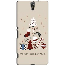 Різдвяні Чохли для Sony Xperia C5 Ultra, E5533, E5563, E5506, E5553 (VPrint) (Merry Christmas)